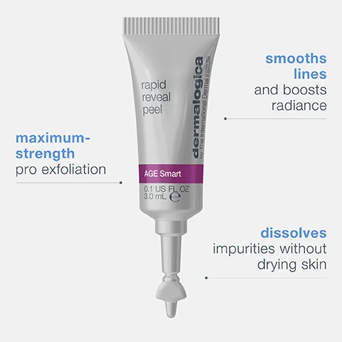 smooths lines and boosts radiance. maximum strength pro exfoliation. dissolves impurities without drying skin.