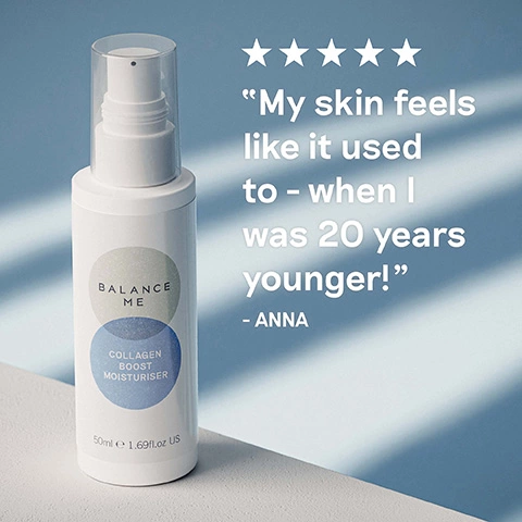 5 stars- My skin feels like it used to - when I was 20 years younger- Anna.