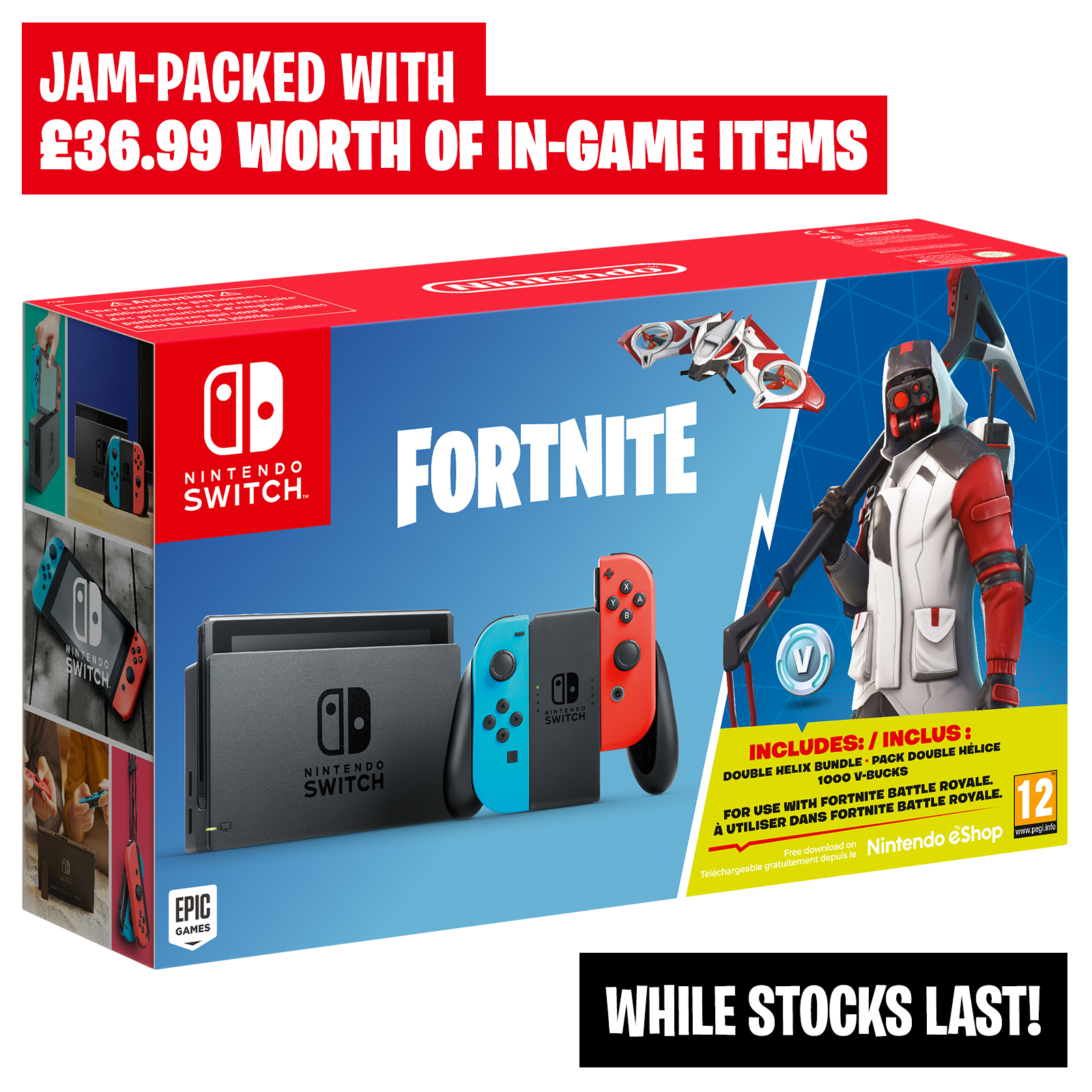 nintendo switch fortnite double helix bundle