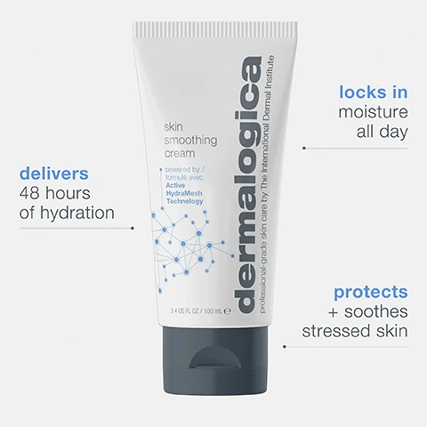 image 1, locks in moisture all day, delivers 48 hours of hydration, protects and soothes stressed skin. image 2, new jumbo size available