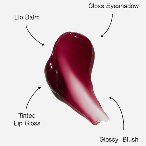 Lip Balm Gloss Eyeshadow Tinted Lip Gloss Glossy Blush