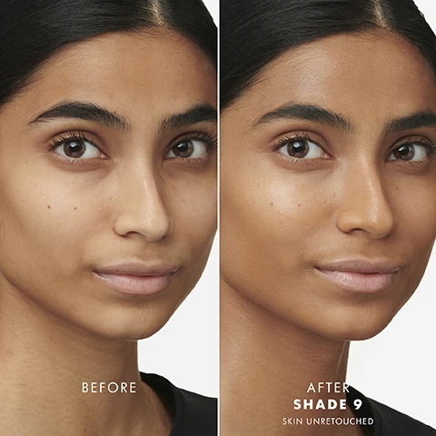 Image 1 - Image shows a side-by-side comparison of a womans face, with the left side labeled BEFORE displaying her natural skin, and the right side labeled AFTER SHADE 9 SKIN UNRETOUCHED showcasing a smoother complexion.
              Image 2 - A split-image comparison showing a woman’s face before and after applying makeup; the left side has visible skin imperfections labeled BEFORE, and the right side shows a smoother complexion labeled AFTER SHADE 3 SKIN UNTOUCHED.
              Image 3 - Side-by-side image of a young woman showcasing a makeup transformation, with the left side labeled BEFORE showing her natural skin with freckles, and the right side labeled AFTER featuring smoother skin with the text SHADE 1.5 SKIN UNTOUCHED.
              Image 4 - A close-up of a woman’s face showing her natural skin, holding a bottle of Giorgio Armani Luminous Silk Foundation; text on the left states 96% agree Luminous Silk Foundation melts well onto the skin upon application* 95% agree Luminous Silk Foundation provides a healthy glow* 93% agree Skin feels hydrated with Luminous Silk Foundation* *Consumer test 116 women.
              Image 5 - Image of a bottle of Giorgio Armani Luminous Silk foundation with light beige color, a black cap, and visible text stating ALL-DAY HYDRATION*, SMART PIGMENTS for a natural coverage, and FORMULA INFUSED WITH GLYCERIN Hydrating, making the skin appear smoother and blurs the look of imperfections (wrinkles, fine lines, pimples, visible pores).
              Image 6 - Image of three women demonstrating beauty products, featuring Luminous Silk Foundation, Luminous Silk Concealer, and Luminous Silk Cheek Tint with the text LUMINOUS SILK GLOW TRIO PERFECT GLOWY SKIN IN A BOTTLE and product availability details, along with steps for application: STEP 1 Perfect your complexion with the Luminous Silk Foundation, STEP 2 Conceal imperfections including uneven skintone, blemishes and fine lines, STEP 3 Add a healthy flush of colour with our Luminous Silk Cheek Tint.
              Image 7 - A model holding a bottle of Giorgio Armani Luminous Silk foundation close to her face, showcasing smooth skin, with text stating 95% agree Luminous Silk Foundation provides a healthy glow and a note about the consumer test of 116 women.
              Image 8 - A close-up of a person applying a light foundation or skincare product to their cheek, featuring the text PERFECT, GLOWY SKIN IN A BOTTLE.
              Image 9 - Image shows a grid of eight women with various skin tones and undertones labeled by numbers and descriptions, including light with warm undertones, fair with neutral undertones, and light with cool undertones, along with corresponding foundation shade swatches next to each face. Visible text includes fair to light and the numbers 1.5, 2, 3, 3.5, 3.75, 4, 4.25, 4.5, 4.75, 5, 5.1, and 5.2.
              Image 91 - A grid of headshots displaying various skin tones labeled with numbers and descriptions, ranging from 5.25 to 9, indicating shades from medium to tan with corresponding undertones such as cool, warm, and neutral.