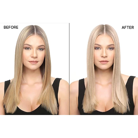 Image 2 - A side-by-side comparison of a woman with long hair, showing her before and after a hair treatment, with the words BEFORE on the left and AFTER on the right.
              Image 3 - Image showing a comparison of hair before and after treatment, with the left side having dull, greenish hair labeled BEFORE and the right side displaying sleek, healthy-looking hair labeled AFTER, along with the text SWIMMER ESSENTIAL! Gets rid of chlorine green.
              Image 4 - An elegant bottle of Color Wow Dream Filter hair product is centered against a light mint background, with icons around it conveying benefits such as fastest hair detox, lightens and brightens in three steps, removes chlorine green, no heat or cap required, no dyes or peroxides, and prevents color fade, alongside the text 200 ml / 6.7 fl oz.
              Image 5 - A person with wet hair, facing away and showering, has text that reads REMOVES: followed by hexagons listing the words Manganese, Copper, Chlorine, Iron, Magnesium, and Aluminum.
              Image 6 - A travel-size bottle of Color Wow Dream Filter hair product is displayed on a white background, with visible text including the product name, usage description, and the size of 50 ml.
              Image 7 - A white spray bottle labeled COLOR WOW with DREAM FILTER FOR PICTURE-PERFECT COLOR in black text, featuring a clear spray nozzle, displayed on a light background with SUPER SIZE at the bottom.