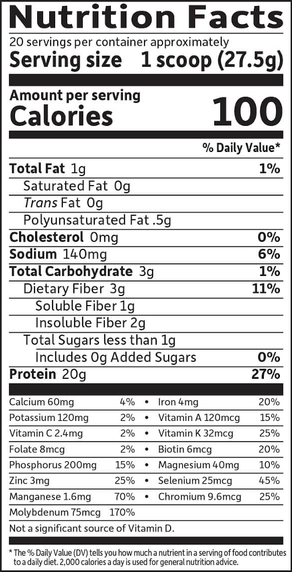 Organic Raw Protein And Greens Powder Vanilla 411G Garden of Life UK