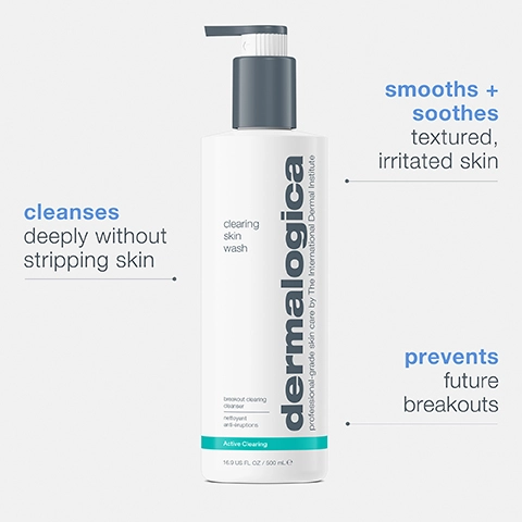 cleanses without stripping skin. smoothes and soothes textured irritated skin. prevents future breakouts.