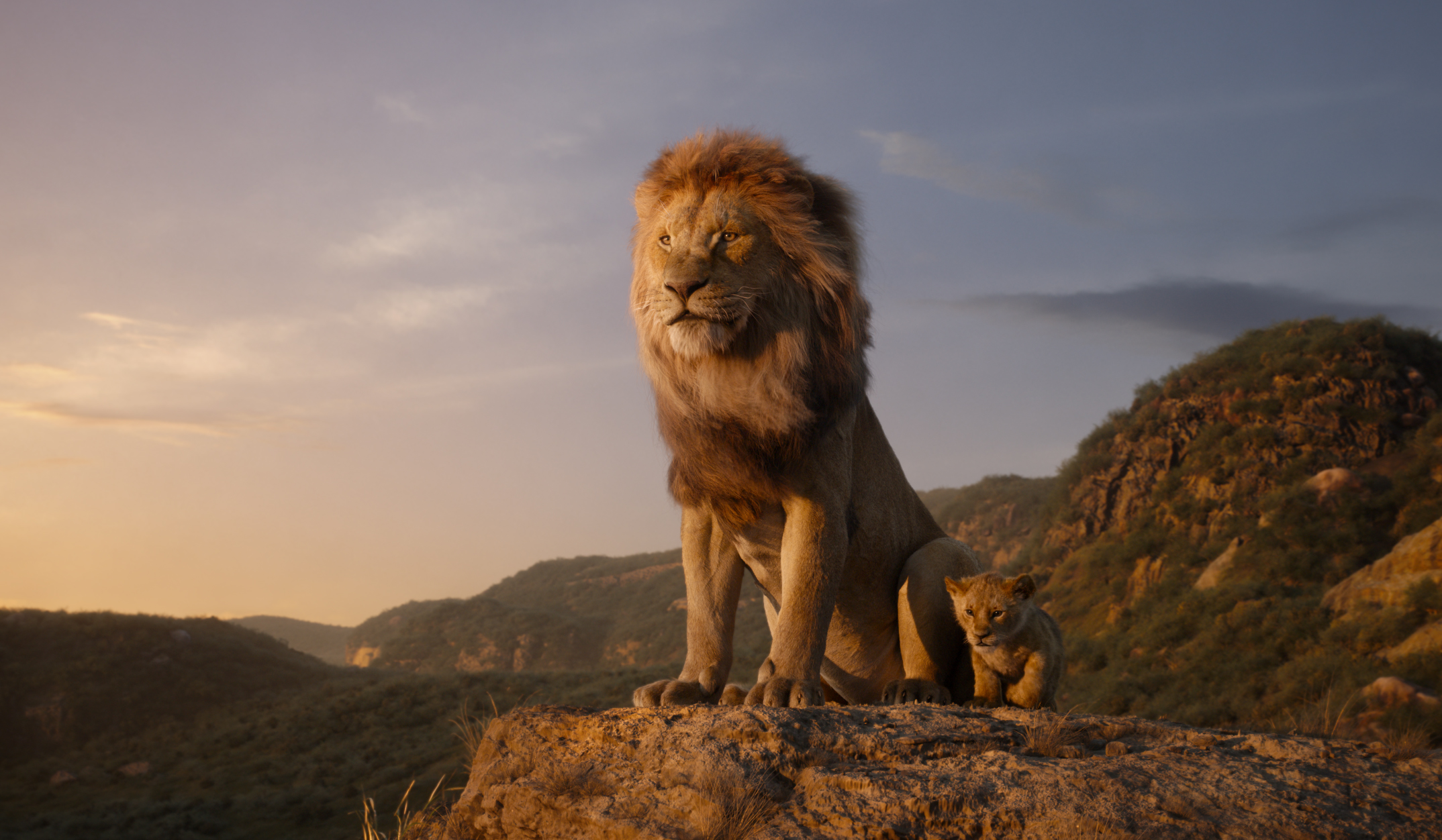 lion king movie scene shot