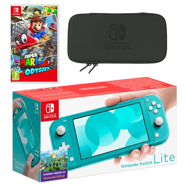 nintendo switch lite mario odyssey bundle