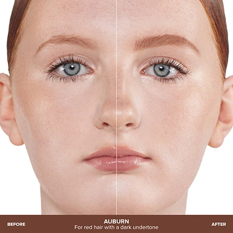 Image 1 - A split image of a womans face shows the left side with natural eyebrows and the right side with enhanced reddish-brown eyebrows, with text labels BEFORE, AUBURN For red hair with a dark undertone, and AFTER. Image 2 - A grid displays 12 eyebrow pencil shades, each with a color swatch scribble above a label: Blonde, Taupe, Strawburn, Soft Brown, Caramel, Auburn, Chocolate, Medium Brown, Ash Brown, Dark Brown, Ebony, Granite. Image 3 - The image shows a three-step tutorial for eyebrow makeup application, with close-ups of an eye and brow demonstrating each step with an eyebrow pencil; the visible text reads: STEP 1 Using the flat side, outline the shape of the brow. Next, use the medium side to fill in. STEP 2 Using the fine-tip, create hair-like strokes in sparse areas. STEP 3 Blend as you go using the spooley brush for a natural look. Image 4 - An Anastasia Beverly Hills brow pencil with a brown triangular tip and a spoolie brush is displayed on a white background with brown cosmetic strokes, featuring text that reads: TRIANGULAR TIP IS DESIGNED TO BE USED IN MULTIPLE WAYS, UNIQUE WAX FORMULA FOR HIGH COLOR PAYOFF + NATURAL TEXTURE, OUTLINE, FILL + DETAIL ANY BROW TYPE — FROM SPARSE TO FULL, and on the pencil: ANASTASIA BEVERLY HILLS MADE IN KOREA. Image 5 - A grid of six close-up images shows different eyebrow types with varying skin tones and eye colors, labeled Sparse Brows, Patchy Brows, Full Brows, Thin Brows, Over-Tweezed Brows, and Fine Brows. Image 6 - A four-panel image comparing two brow products, with the top left showing a thin brow pencil applying to a brow, and the top right showing a thicker brow pencil applying to a brow, while the bottom left panel features product details for Brow Wiz with a close-up of its ultra-slim tip, and the bottom right panel details Brow Definer with a close-up of its 3-in-1 triangular tip, including the text BROW WIZ® RETRACTABLE BROW PENCIL PENCIL TYPE Ultra-Slim Precision Tip USED FOR Easy, Precise Brow Detailing BROW CONCERN Sparseness IDEAL FOR All Skill Levels — Beginner to Pro BROW DEFINER ALL-IN-ONE TRIANGULAR PENCIL PENCIL TYPE 3-in-1 Triangular Tip USED FOR Outlining, Filling and Detailing Brows BROW CONCERN Lack of Definition IDEAL FOR Brow Beginners or On-The-Go. Image 7 - The image shows a black eyebrow pencil with an extended brown triangular tip and a brown swatch, a circular inset highlights the triangular tip and a spoolie brush, along with text that reads: 3-IN-1 MULTI-USE TIP Ideal for beginners and on-the-go brows. TRIANGULAR TIP To outline, fill + detail with ease SPOOLIE BRUSH Blends for a natural-looking finish, and the pencil itself has small text stating MADE IN KOREA. Image 8 - Close-up of a persons face with a hand applying a black and gold brow pencil to their eyebrow, with the pencil reading BROW DEFINER TRIANGULAR BROW PENCIL and visible text below reading ANASTASIA TIP Only twist out a small amount before use and warm up the pencil on the back of your hand.