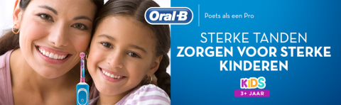 Oral-B. Poets als een pro sterke tanden zorgen voor sterke kinderen. Kids 3+ jaar.