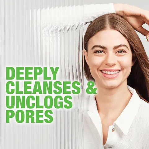 Image 1, DEEPLY CLEANSES & UNCLOGS PORES Image 2, Neutrogena LOPED WITH DERMATOLOGIST Oil Balancing in-shower mask with time & glycolic acid ply cleanses and unclogs sors for a mattifying effect FOR OILY SKIN TIGHTENS PORES & MATTIFIES SKIN IN ONLY 60 SECONDS WITH LIME & GLYCOLIC ACID