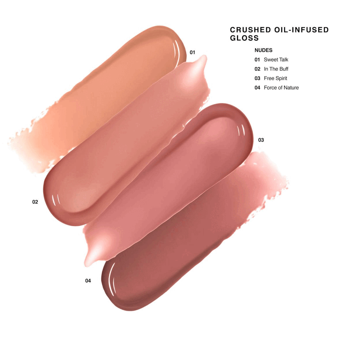 Crushed Oil-Infused Gloss shades