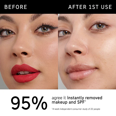Image 1 - Image showing a side-by-side comparison of a womans face before and after using a product, with the left side featuring bold red lips and heavy makeup, and the right side showing a fresh, natural look; visible text includes BEFORE, AFTER 1ST USE, and 95% agree it instantly removed makeup and SPF* *4-week independent consumer study of 22 people.
              Image 2 - A tube of The Inkey List Oat Cleansing Balm with a swatch of the balm on the side, accompanied by text that reads: Melts away makeup and SPF in one swipe, Nourishes and helps maintain the skins barrier, Soft, rich balm that effortlessly melts into skin.
              Image 3 - A person with wet skin is applying a foamy cleanser to their face, and next to them, text highlights claims: 95% agree it instantly removed makeup and SPF, 95% agree skin felt instantly hydrated, softer, and smoother after 1st use, and Clinically proven to be suitable for dry and sensitive skin.
              Image 4 - Image shows a close-up of a creamy substance with the text: Ingredients 3% OAT KERNEL OIL Effectively removes impurities and supports skins moisture levels 1% COLLOIDAL OATMEAL Visibly reduces redness and soothes dry, tight, and sensitive skin.
              Image 5 - A close-up image of a womans face showing her eye and part of her cheek with text on the left side that reads FAQ, HOW TO DOUBLE CLEANSE? Start with an oil-based cleanser (e.g. Oat Cleansing Balm) to melt makeup, SPF, and excess oil. Follow with a water-based cleanser suited to your skin type (e.g. Salicylic Acid Cleanser for blemish-prone skin) to remove stubborn residue and impurities. IS THIS SUITABLE FOR SENSITIVE SKIN? Yes, it is clinically proven to be suitable for sensitive and dry skin.
              Image 6 - An off-white cream swirl is shown on a white background with the text How to layer your routine above and numbered steps below including 1 Clean, 2 Hydrate, 3 Treat, 4 Moisturize, and 5 SPF.
              Image 7 - A woman with a joyful expression is applying a skincare product to her face, with the text When to apply and icons for sun and moon indicating AM and PM.
              Image 8 - Two tubes of oat cleansing balm from The Inkey List are displayed, one small (50ml) with 33 uses and one large (100ml) with 100 uses, with the text Available in 2 sizes above.