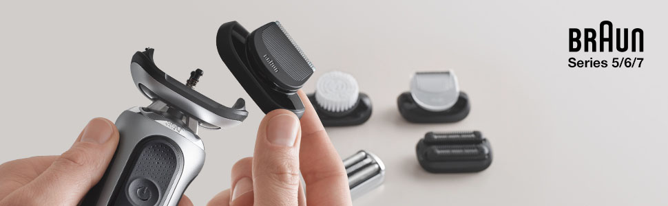 easyclick shaver and accessories