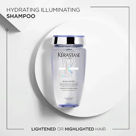 Image 1, HYDRATING ILLUMINATING SHAMPOO KÉRASTASE PARIS BLOND SOLU BAIN LUMIERE LIGHTENED OR HIGHLIGHTED HAIR Image 2, NOURISHING CONDITIONER KÉRASTASE PARIS LIGHTENED OR HIGHLIGHTED HAIR -K- BLOND ABSOL CICAFLASH Light or high Image 3, ANTI-OXIDANTS EDELWEISS FLOWER HYALURONIC ACID Image 4, BLOND ABSOLU RANGE REDUCES THE LOOK OF SURFACE DAMAGES IN ONE USE* UP TO 95% STRONGER BLONDE HAIR** LEAVES THE SCALP FEELING HYDRATED*** Image 5, BLOND ABSOLU HOVIG ETOYAN Global Professional Ambassador Hair lightening is the most popular service in my salon! Blond Absolu helps to protect the hair fibre. Bain UV has deep ultra-violet neutralisers which help to neutralise brassy tones and maintain that salon perfect blonde.