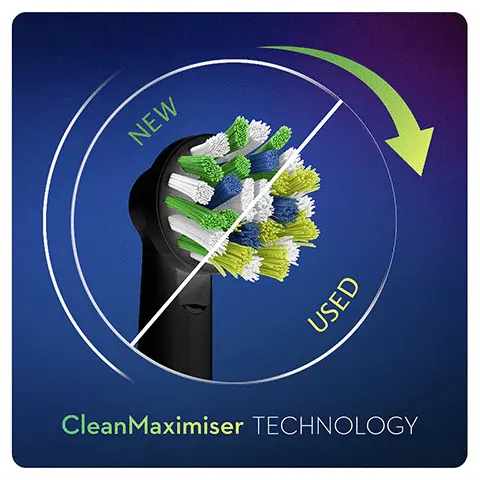 Oral B clean maximiser technology, for a guaranteed fit and optimal clean. Genius, smart pro and vitality 