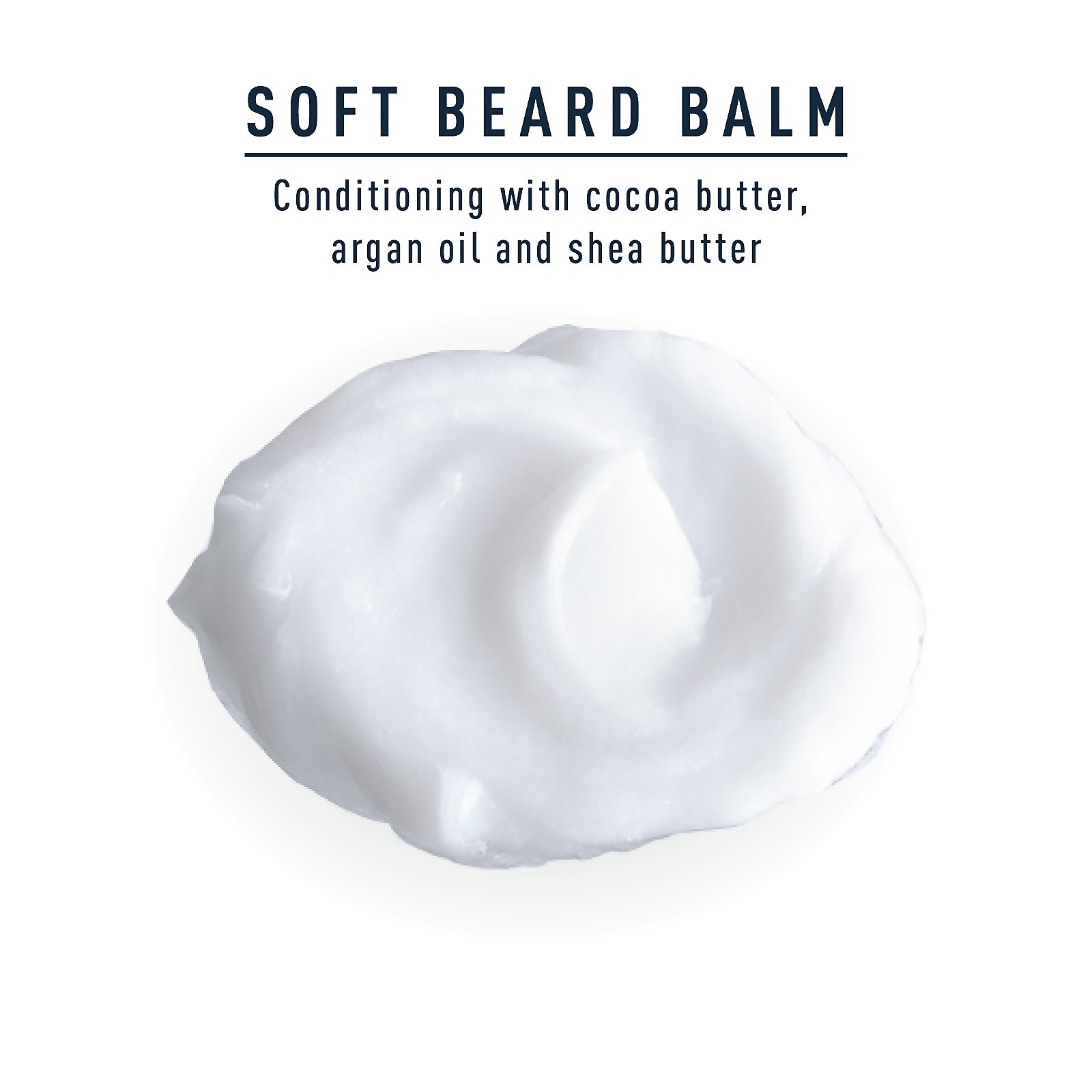 SOFT BEARD BALM Conditioning with cocoa butter,
                                  argan oil and shea butter