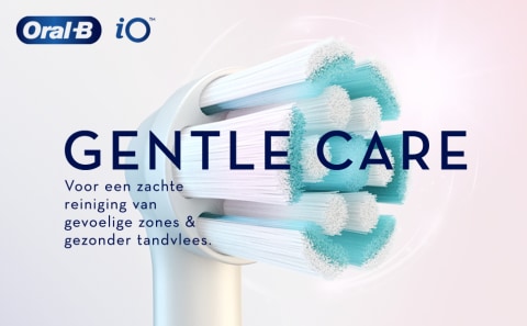 Oral-b io. Gentle care voor een zachte reiniging van gevoelige zones and gezonder tandvlees.