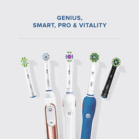 Oral B New/Usedclean maximiser technology, for a guaranteed fit and optimal clean. Genius, smart pro and vitality 