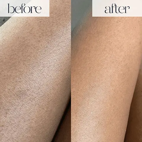Before and After shots from using the product