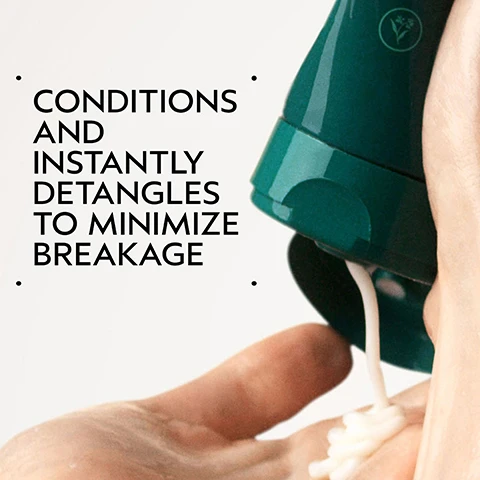 Image 2 - A dark teal bottle dispenses a creamy white product into a hand, with the text Conditions and instantly detangles to minimize breakage visible on the left. Image 3 - A split image shows the back of a persons head with blonde hair, comparing dull, unwashed hair on the left to smooth, shiny, blow-dried hair on the right, with visible text reading BEFORE, AFTER, Unwashed Hair, and Results with botanical repair™ strengthening shampoo, strengthening conditioner and strengthening overnight serum. Blow dried with round bristle hair brush. Image 4 - A before and after image shows a person with very voluminous, frizzy dark hair on the left side, and the same person with long, straight, smooth dark hair on the right side. The image contains the text BEFORE, AFTER, Unwashed Hair, and Results with botanical repair™ strengthening shampoo, strengthening conditioner and strengthening overnight serum. Blow dried with round bristle hair brush. Image 6 - A smooth, thick swirl of white cream, resembling a skincare product, on a white background. Image 7 - The image titled HOW TO USE displays a four-step hair care routine against a green background, with step 01 CLEANSE showing hands washing hair with Botanical Repair Strengthening Shampoo, step 02 CONDITION showing a hand squeezing Botanical Repair Strengthening Conditioner from a bottle, step 03 REPAIR showing a hand pumping Botanical Repair Strengthening Overnight Repair Serum and Botanical Repair Intensive Strengthening Masque: Light from a bottle, and step 04 STYLE showing a person combing wet hair with Botanical Repair Strengthening Bond-Building Styling Creme. Image 8 - The image features a dark green background with a central abstract circular design showing swirling green and yellow liquid, accompanied by white text that reads: PLANT-DERIVED BOND BUILDING MOLECULE. PLANT-DERIVED BOND BUILDING MOLECULE PENETRATES DEEP WITHIN THE CORTEX BUILDING NEW BONDS FOR STRONGER HAIR. NOURISHING MACRO-GREEN BLEND. WITH AVOCADO, GREEN TEA AND SACHA INCHI OILS SMOOTHS THE CUTICLE TO DETANGLE AND HELP PREVENT BREAKAGE. Image 9 - Three white certification logos are displayed against a dark green leafy background with a red plant accent, reading 100% VEGAN V 100% VEGAN, Certified B Corporation, and Cruelty Free INTERNATIONAL.