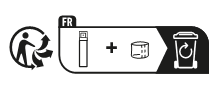This little image shows that the packaging for this product can be recycled