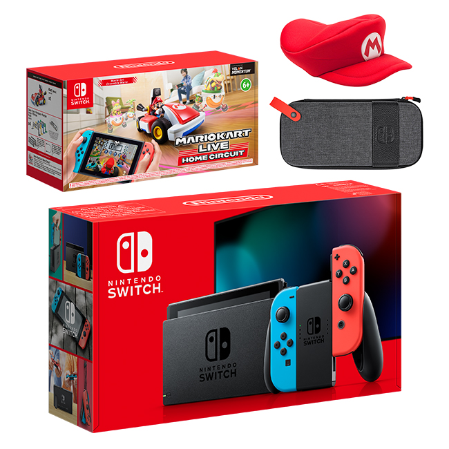 Nintendo Switch (Neon Blue/Neon Red) Mario Kart Live: Home Circuit