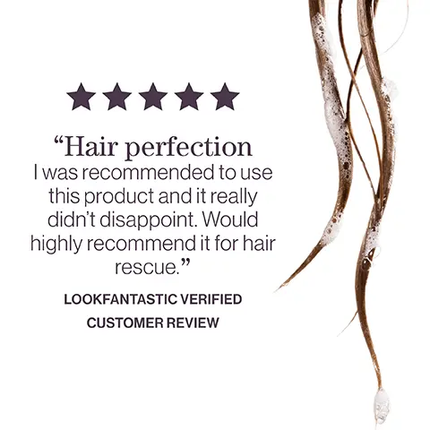 Image 1, Hair perfection I was recommended to use this product and it really didn't disappoint. Would highly recommend it for hair rescue." LOOKFANTASTIC VERIFIED CUSTOMER REVIEW Image 2, 2x Stronger strands with a luscious nourished feel* benefit: Strengthens, repairs & helps to prevent future damage on color-treated hair PUREOLOGY Image 3, ARGININE CERAMIDE KERAVIS
