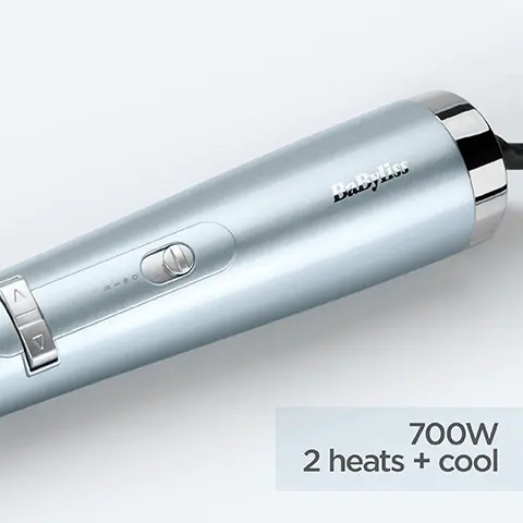 Image 1, 700W 2 heats + cool. Image 2, anti-frizz dual ionic system. Image 3, 50mm rotating brush head Image 4, anti frizz advanced ionic technology- After using the hydro-fusion air styler- 78% agreed their hair looked less frizzy, 72% agreed their hair felt in better condition, 70% agreed their hair looked smoother- taken from a study of 54 users over a period of two weeks