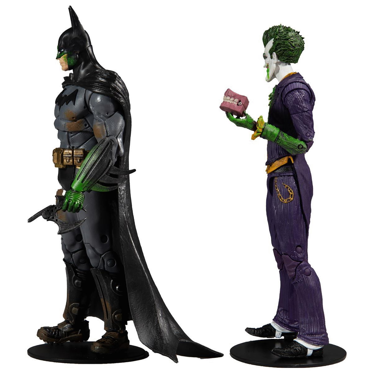 McFarlane DC Gaming Multipack - Arkham Batman Vs. Figura de acción del  Joker de Arkham Merchandise | Zavvi España