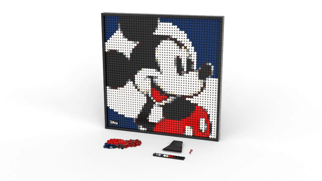 Rotating image of the Mickey Mouse Canvas