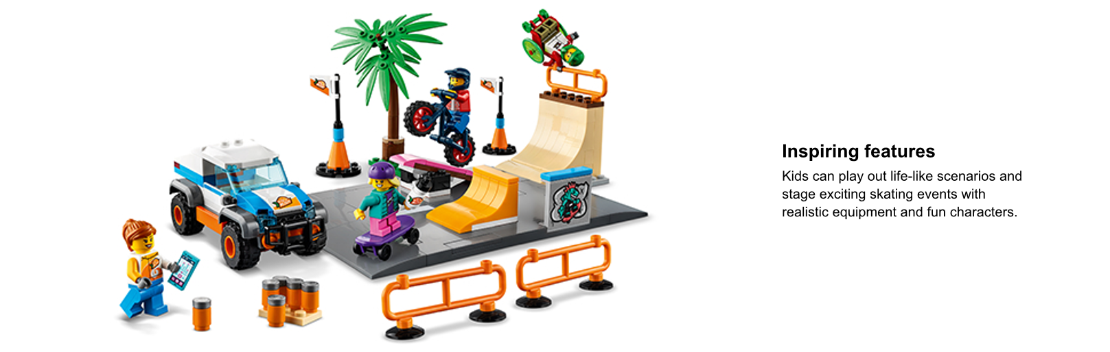 LEGO City: Community Skate Park Building Set (60290) Toys | Zavvi Australia