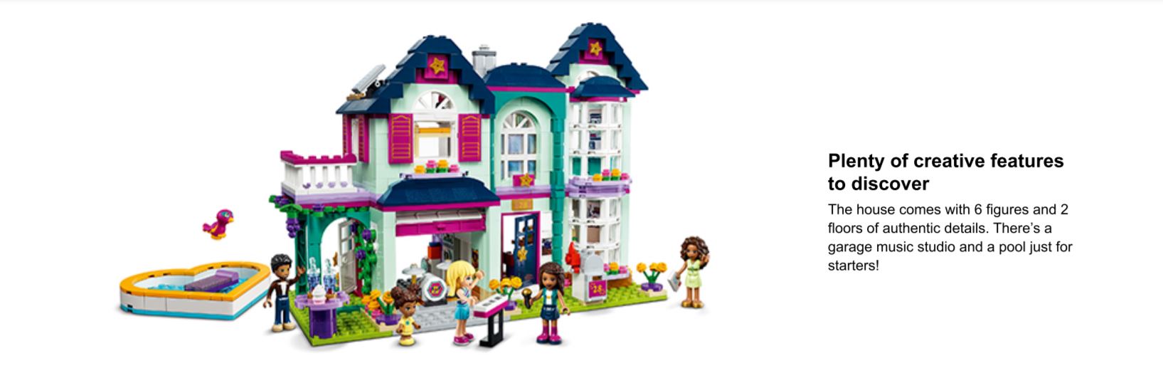 LEGO 41449 La maison familiale d'Andréa - LEGO Friends