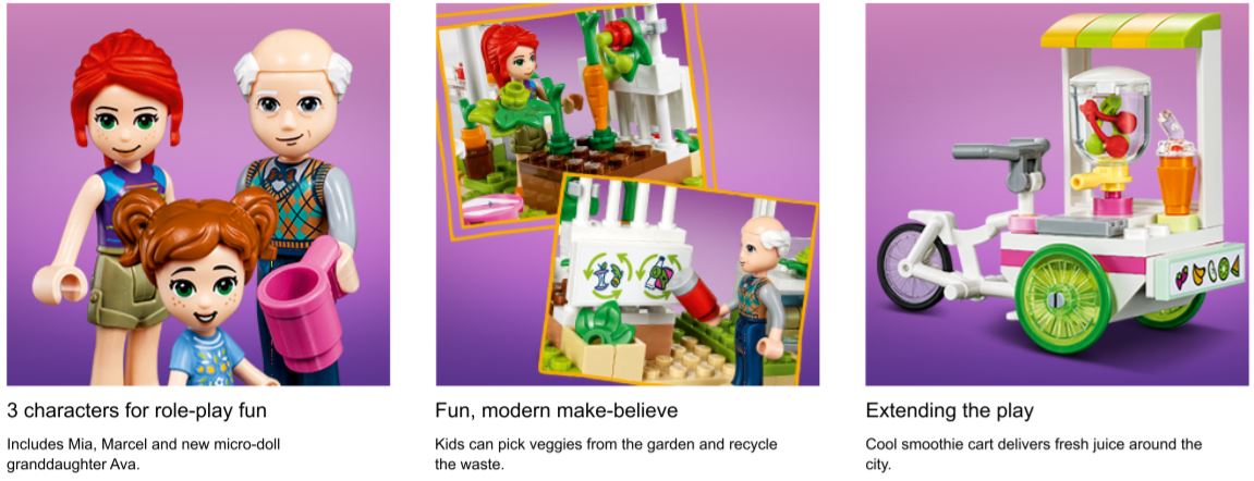 Lego Friends Hearlake City Organic Café Construction Playset Multicolor