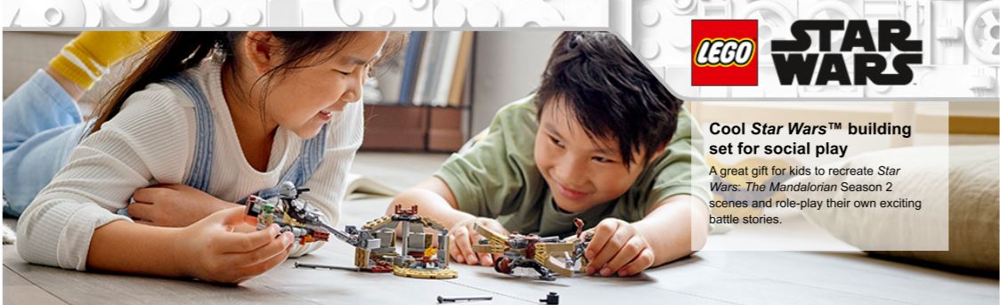 children playing with star wars set