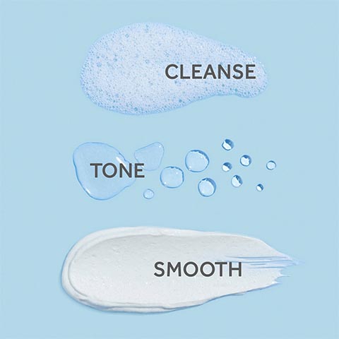 Cleanse, tone, smooth