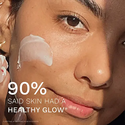 Image 1, 90% SAID SKIN HAD A HEALTHY GLOW* "USER TRIAL AFTER CAYS ON 85 VOLUNTEERS Image 2, BIOACTIVES → STABILIZED VITAMIN C COMPLEX protects against free radicals → GLYCOGEN boosts radiance and evens skin tone → TARA POD EXTRACT soothes skin and reduces pigmentation Image 3, HYDRATES BRIGHTENS EVENS ✓ PLUMPS ✓ PROTECTS SUITABLE FOR SENSITIVE SKIN Image 4, REN CLEAN SKINCARE GLOW DAILY VITAMIN C GEL CREAM GEL CRÈME ECLAT QUOTIDIEN A LA VITAMINE C INFINITY RECYCLED PLASTIC 50me/17fLoz US Image 5, STEP 01 CLEANSE STEP 02 PROTECT REN REN STEP 03 TARGET STEP 04 HYDRATE REN REN JELLY OIL CLEANSER GLOW AND PROTECT SERUM BRIGHTENING DARK CIRCLE EYE CREAM VITAMIN C GEL CREAM