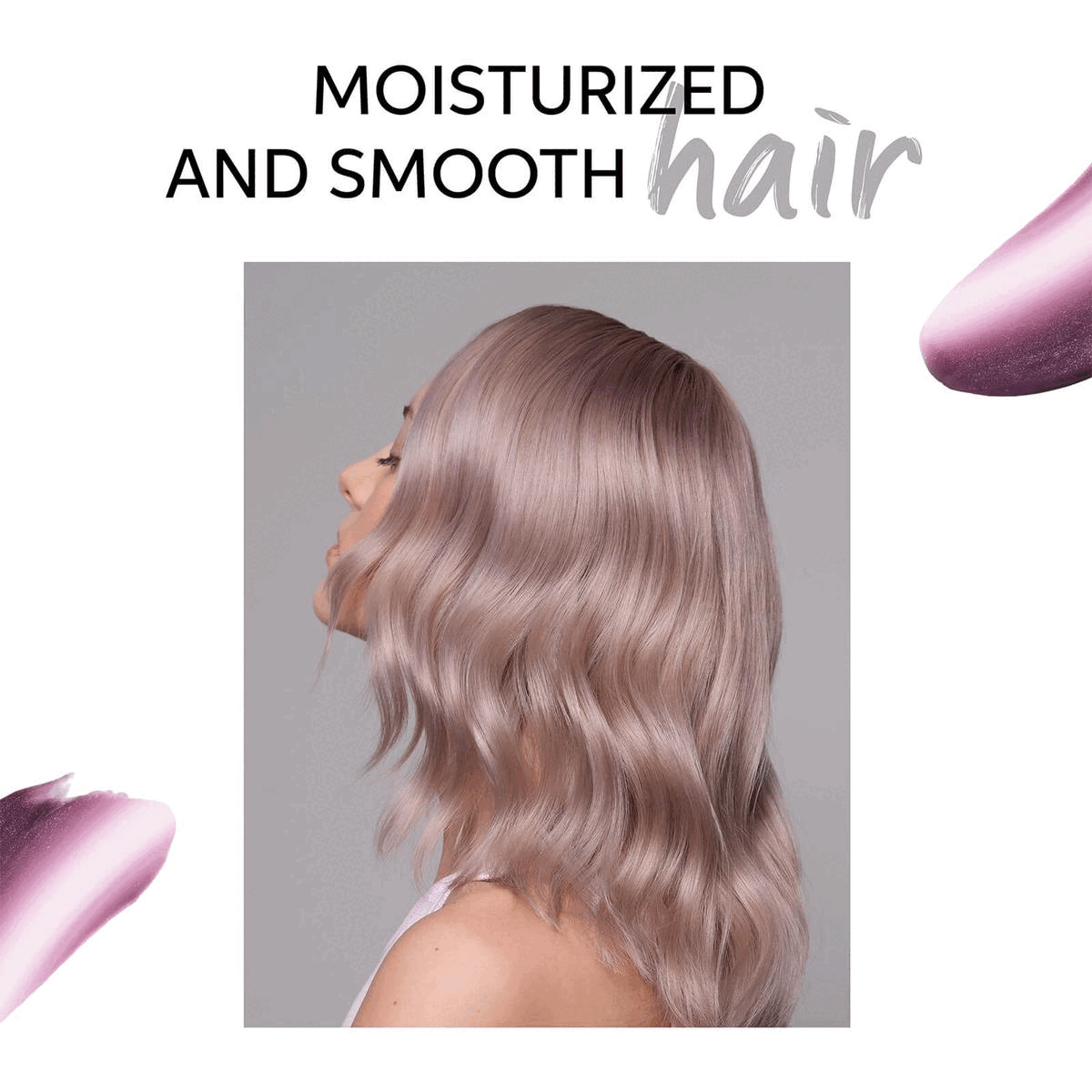 Lilac Frost  Semi Permanant Colour Moisturised and Smooth Hair Zero damage formula Results visible within 10 minutes Before/After 