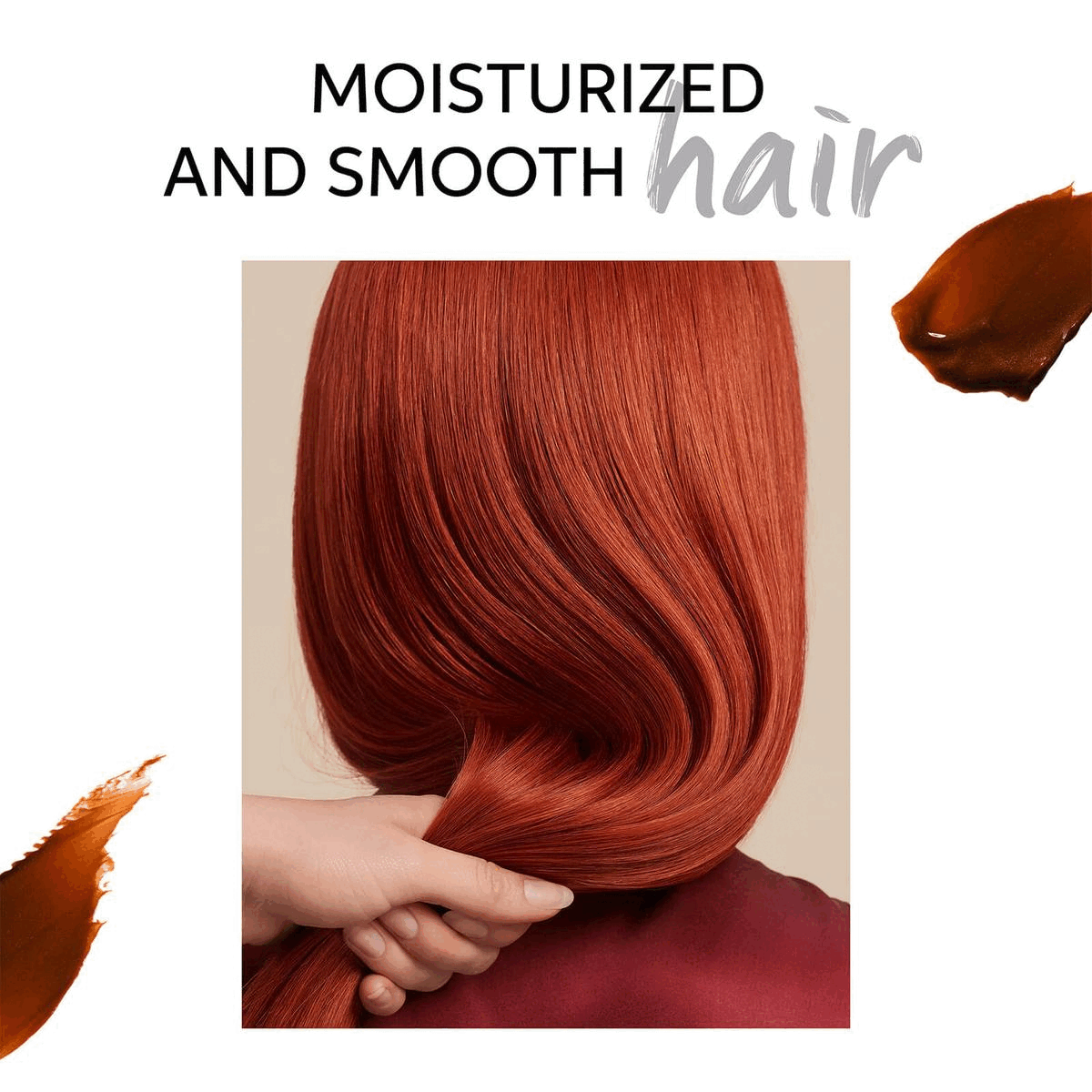Copper Glow  Semi Permanant Colour Moisturised and Smooth Hair Zero damage formula Results visible within 10 miutes Before/After Revive your colour