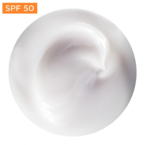 Image 1 - A white, creamy substance is swirled into a circular shape with visible peaks, and an orange label in the top left reads SPF 50. Image 2 - A woman with light makeup looks directly at the camera, with a subtle grid pattern on her cheek, alongside a purple and silver jar of LOréal Revitalift Filler cream, with text LOréal Paris, Revitalift Filler SPF 50, Hydrate & Replump Skin. Protect with SPF 50. Youre Worth It. Clinical Study 38 Women. 5 Weeks Application. Image 3 - A jar of LOréal Revitalift Filler SPF 50 cream with a black lid is surrounded by glossy purple spheres, with text that reads: CLINICALLY PROVEN HYDRATE & LOCK IN MOISTURE FOR 48 HRS PROTECT SKIN WITH SPF 50. Image 4 - A purple jar of Revitalift Filler SPF 50 cream is displayed amidst three clear dishes containing purple liquids and beads, illustrating different hyaluronic acid types, with text that reads Powered By [Hyaluronic Acids], Macro Hydrates Skin Surface, Micro Replumps Top Layers of the Skin, and Micro-Epidermic Deep Filling Against Wrinkles. Image 5 - A split image shows two faces with purple light revealing skin hydration, the left labeled WITHOUT LONG LASTING HYALURONIC ACIDcx showing less hydration, and the right labeled WITH LONG LASTING HYALURONIC ACIDcx showing more hydration, accompanied by the text WITH OUR LONGEST LASTING HYALURONIC TECHNOLOGY* and the disclaimer *DRAMATICAL VISUALIZATION OF LONG LASTING HA CX (IN A SIMPLEX SERUM) EFFECT ON THE SKIN 5 DAYS USAGE + RELAPSE 24H, 13 SUBJECTS. Image 6 - The image displays three LOreal Revitalift Filler products – a small bottle of eye serum, a larger dropper bottle of face serum, and a jar of face cream – arranged on a purple background with lines indicating their sequence in a routine, featuring the text COMPLETE YOUR HYALURONIC ROUTINE, STEP 1 EYE SERUM, STEP 2 FACE SERUM, STEP 3 FACE CREAM, LOREAL REVITALIFT FILLER HYALURON Anti-Wrinkle Serum, LOREAL REVITALIFT FILLER HYALURON, REVITALIFT FILLER SPF 50.