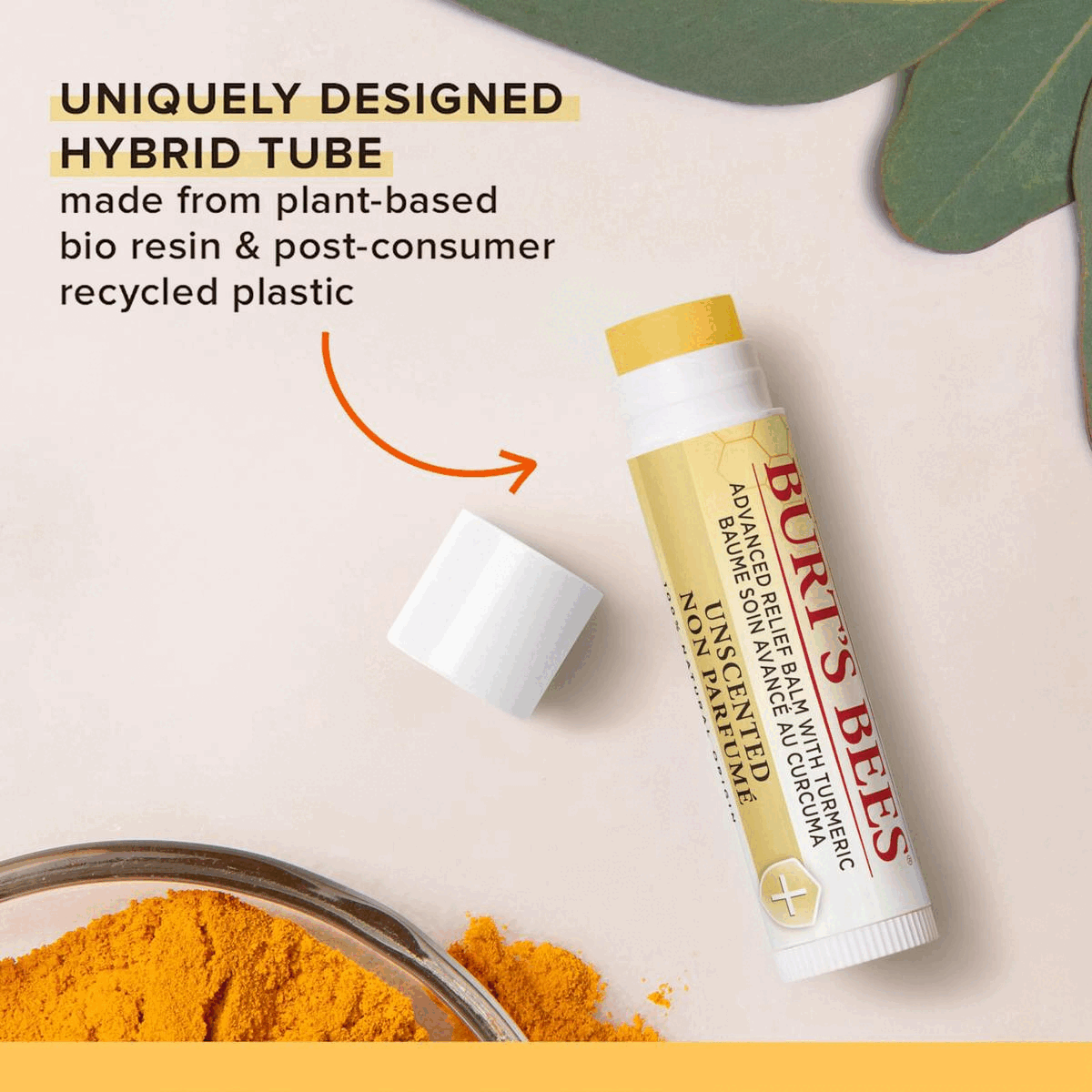 UNIQUELY DESIGNED HYBRID TUBE made from plant-based bio resin & post-consumer recycled plastic, why it works 
            continuous coverage 

            FOR LONGER-LASTING HYDRATION 
            INFUSED WITH ANTIOXIDANT-RICH TURMERIC,
            BEFORE 

            AFTER 
            Day 1 
            Results will vary 
            Day 14,  
            for soft, smooth lips,
            KIND TO SKIN & PLANET SINCE 1984 
            Ingredients From Nature 
            Leaping Bunny Certified 
            Landfill-free Operations 
            oiA 
            Responsible Sourcing 
            Recyclable Packaging 
            c.,401p,00 CAPRI CarbonNeutral® NEUTRAL® Certified c°,71 p a<\'i 