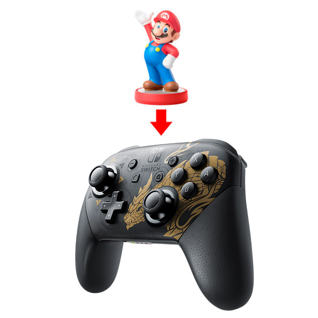 How to use amiibo outlet on switch pro controller