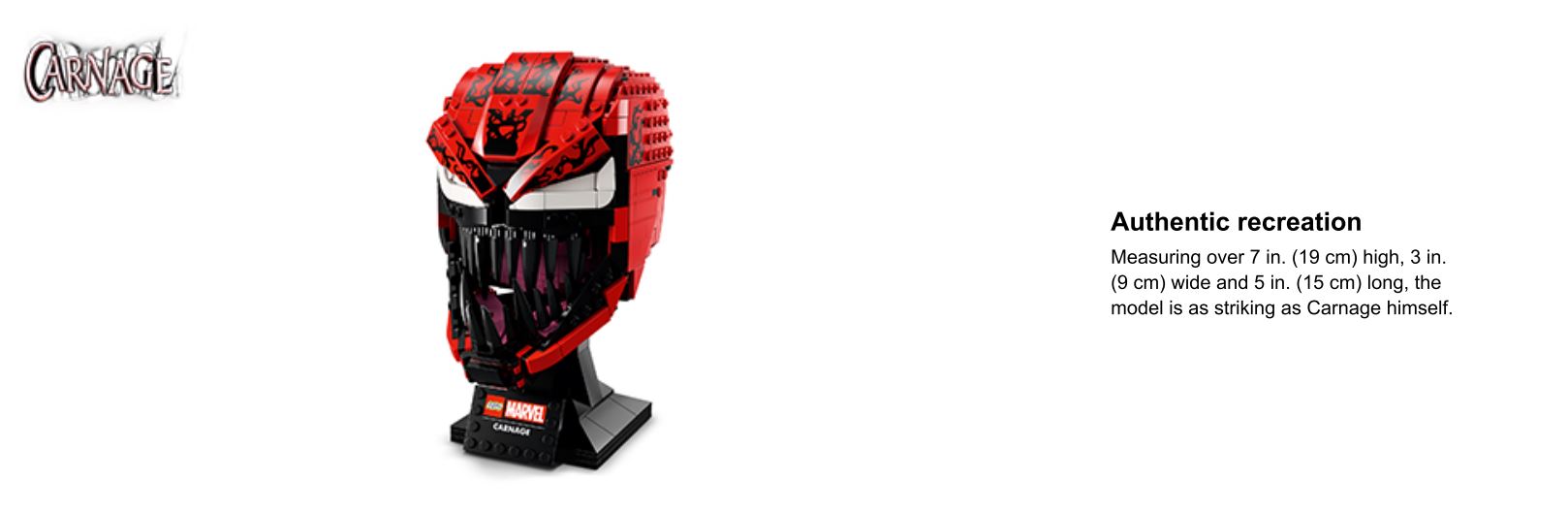 Lego spiderman carnage sale set