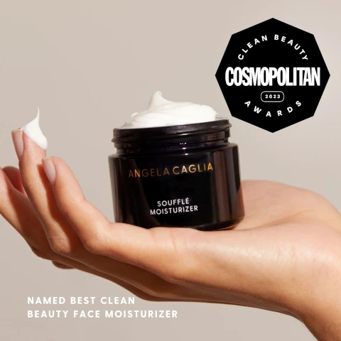 clean beauty awards 2023 - cosmopolitain. named best clean beauty face moisturiser.