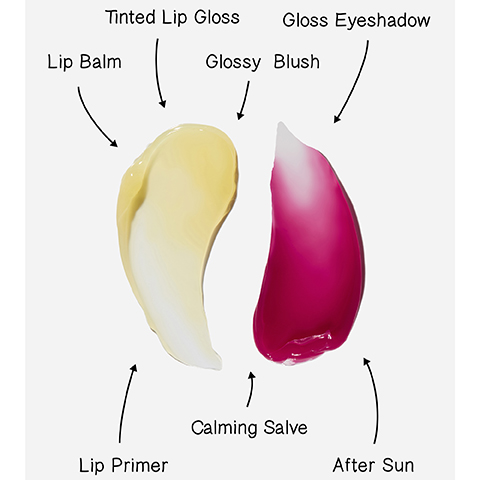 Tinted Lip Gloss Gloss Eyeshadow Lip Balm Glossy Blush Calming Salve Lip Primer After Sun