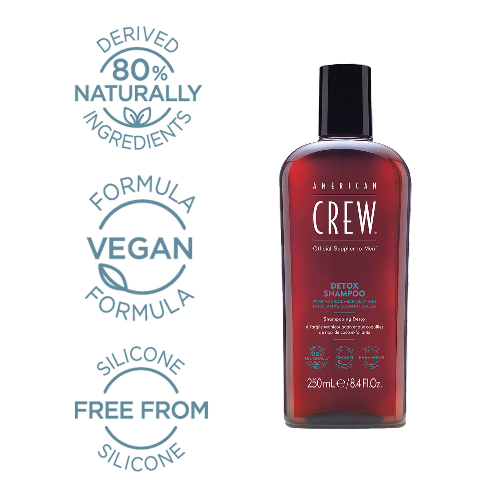 Naturally Ingredients.Vegan formula.Free from silicone