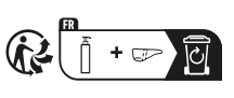This little image shows that the packaging for this product can be recycled