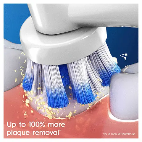 Up to 100% more plaque removal, Gentle clean ultra thin bristles, Dentists recommend to change brush heads every 3 months. Clinically proven performance.