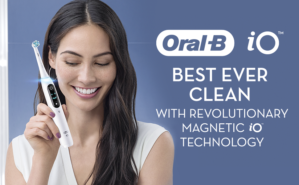 Oral B IO best ever clean with revolutionay Magnetic iO Technology