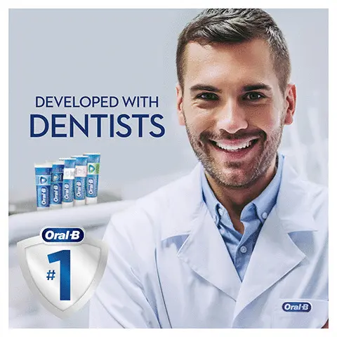 professional protections. Stengthens enamel. Cleans the whole mouth. Developed with Dentists. #1 most used by Dentists in the UK. Whole Mouth Protection: Cavities, Gums, Plaque, Sensitivity, Tartar, Whitening, Breath, Enamel.