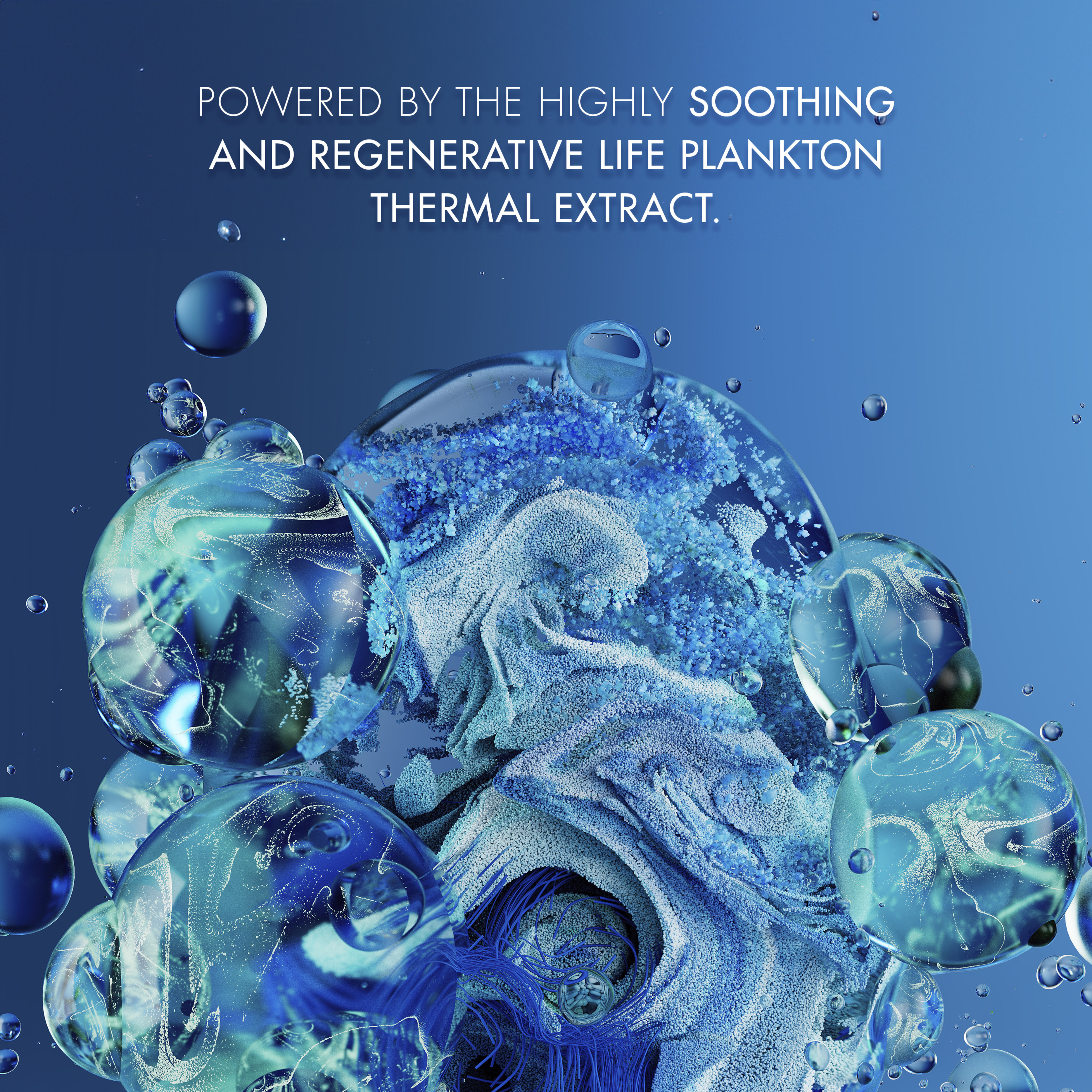 powered by the highly soothing and regenerative life plankton thermal extract